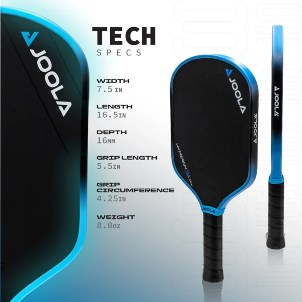 Simone Jardim Hyperion 3S 16mm Pickleball Paddle - Image 2